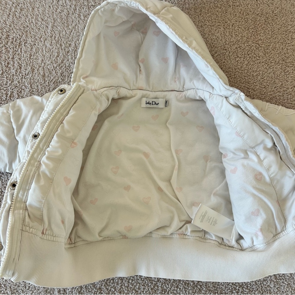 Baby Dior Girl Puffer Jacket 12 months - Picture 7 of 10